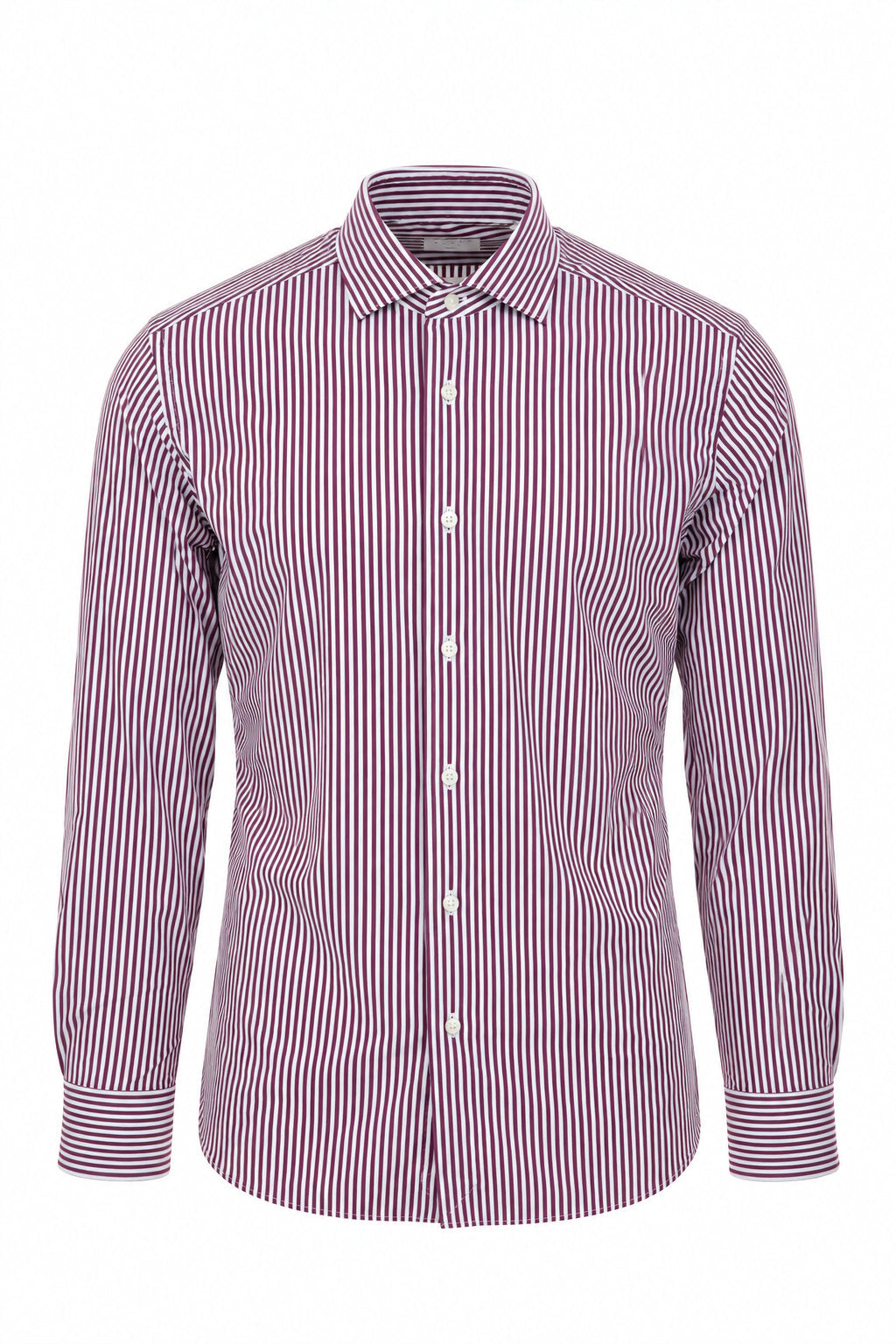 Camicia uomo in cotone bastoncino a righe 