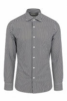 Camicia uomo in cotone bastoncino a righe 