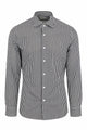 Camicia uomo in cotone bastoncino a righe
