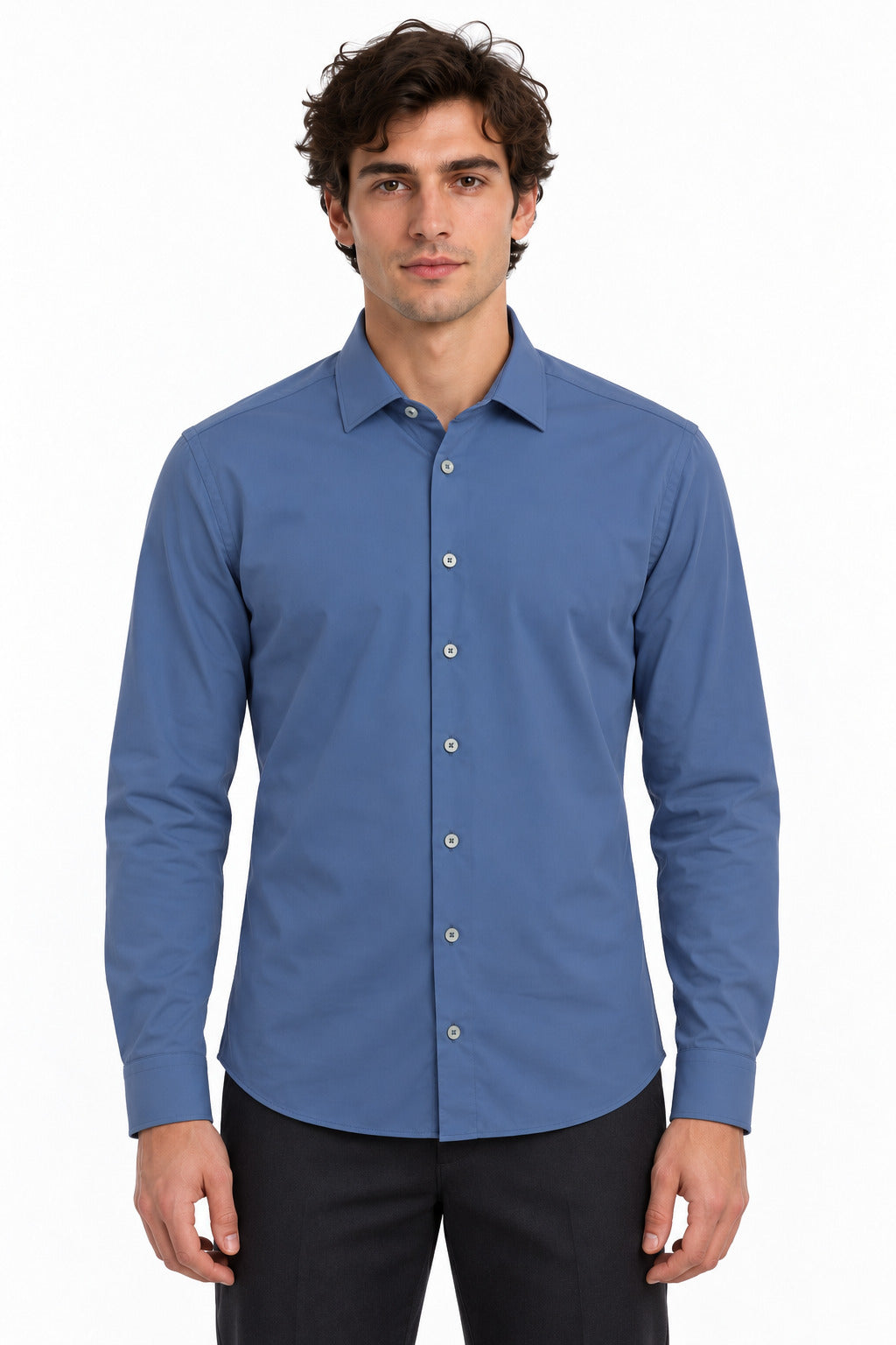 Camicia Uomo Active Shirt in Tessuto Tecnico Stretch 