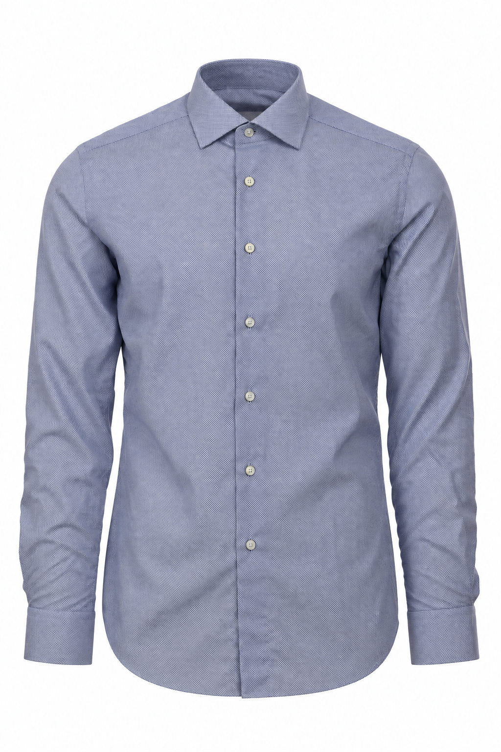 Camicia Uomo in Cotone Microfantasia 