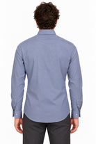 Camicia Uomo in Cotone Microfantasia 