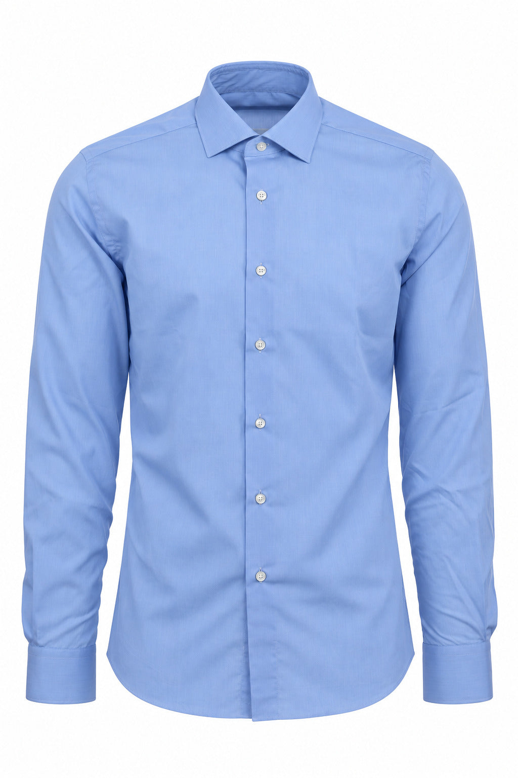 Camicia uomo in cotone unito 