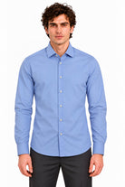 Camicia uomo in cotone unito 