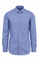 Camicia in cotone microriga 