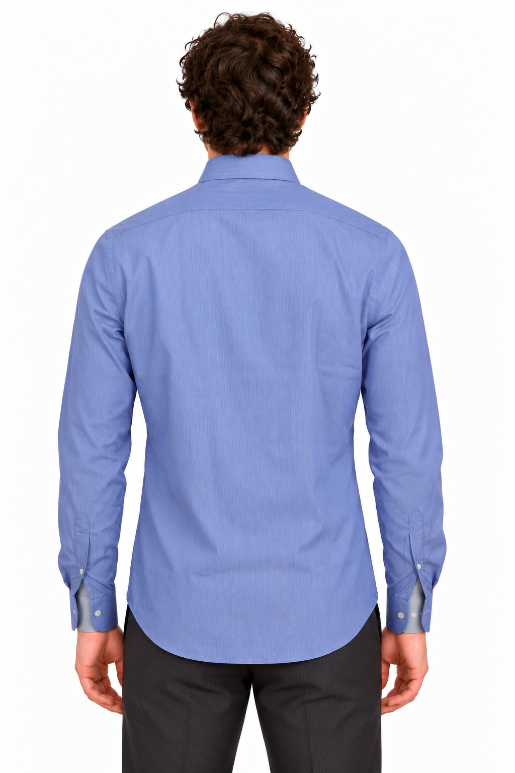 Camicia in cotone microriga 