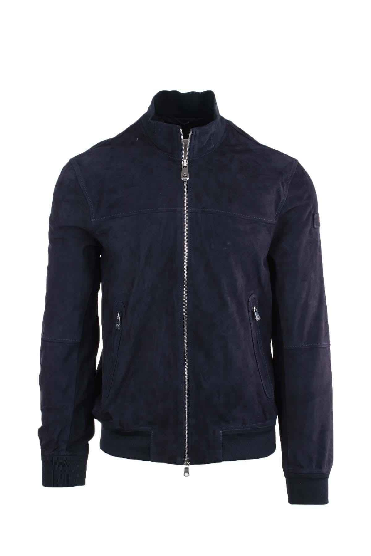 Bomber in pelle scamosciata Sands 