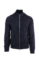 Bomber in pelle scamosciata Sands 
