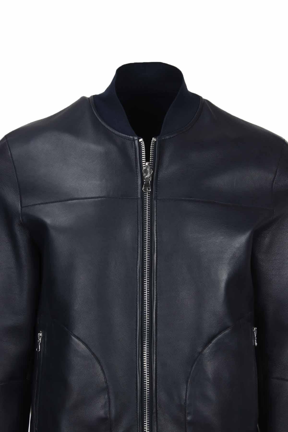 Giubbotto in pelle reversibile 