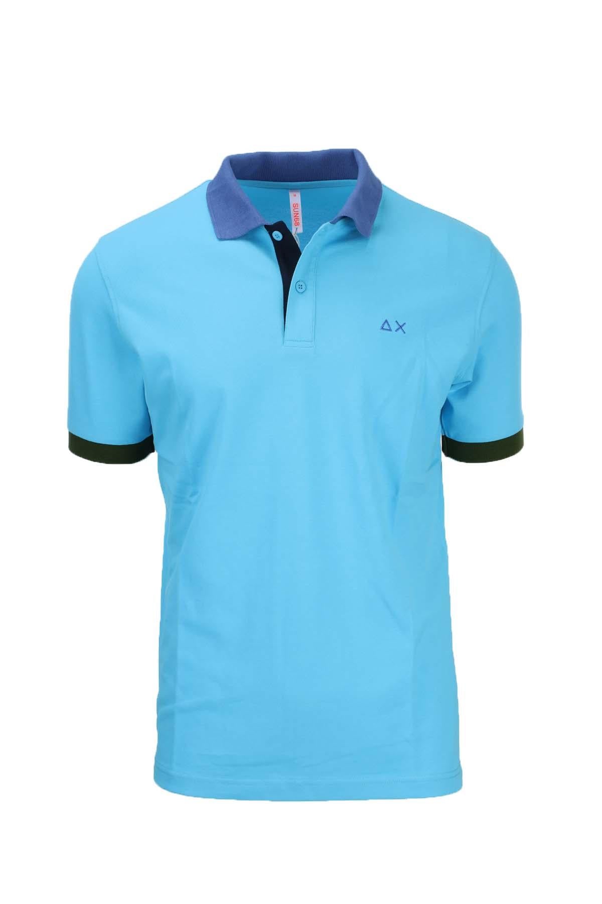 Polo mezza manica dettagli multicolor 