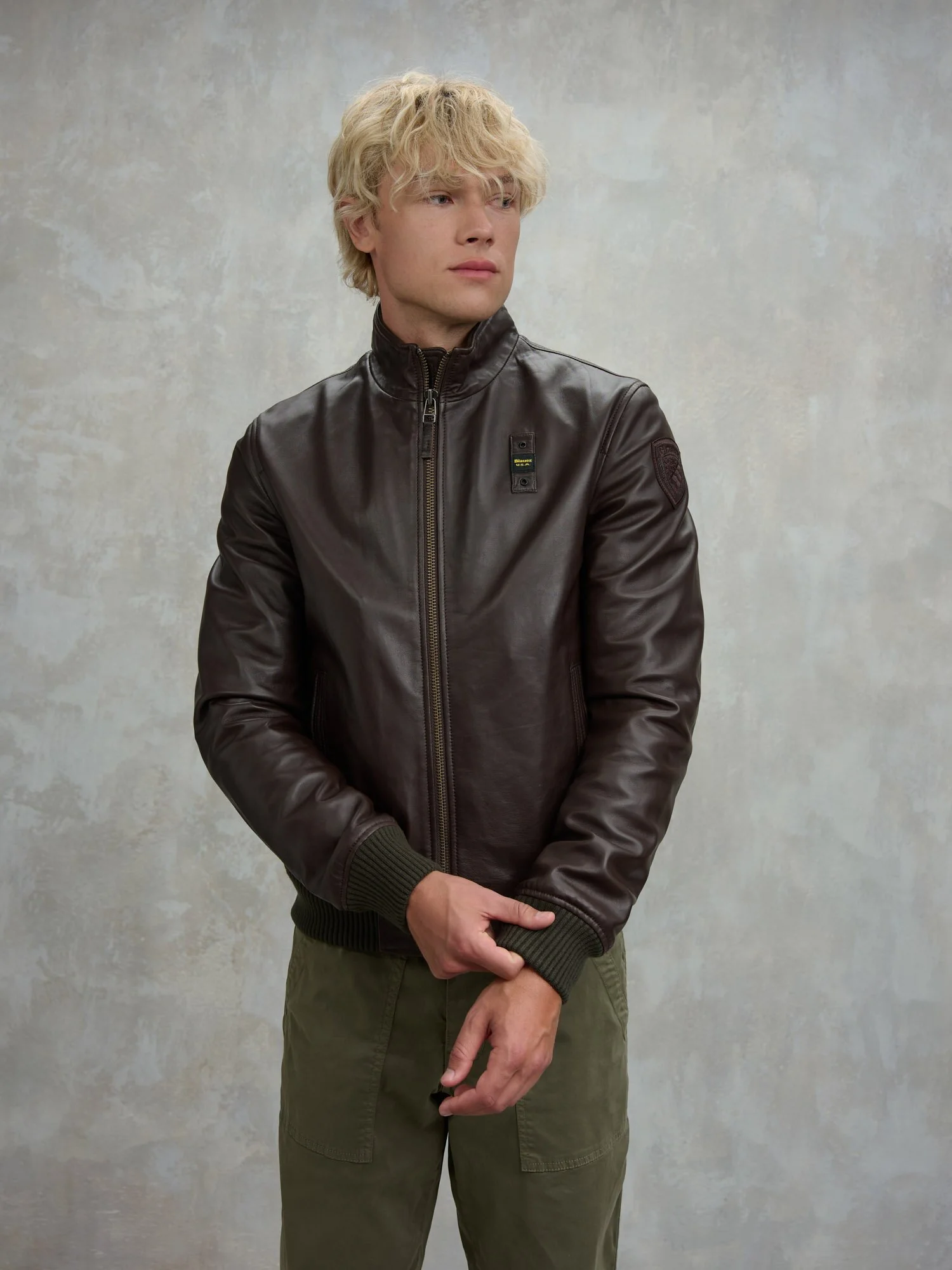 Giubbotto in pelle PETREL 