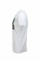 T-shirt mezza manica stampa e ricamo 