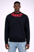 Felpa Uomo con Logo lettering sul Collo 