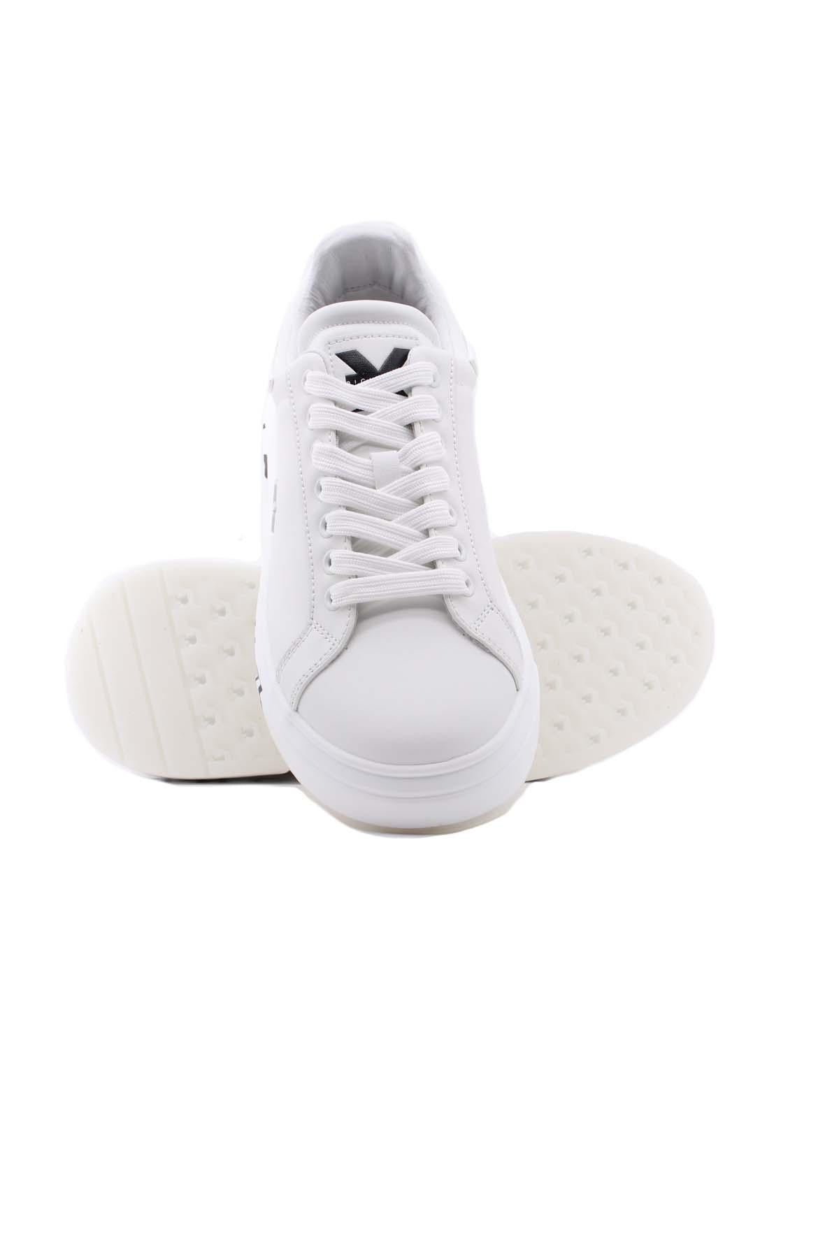 Sneaker Uomo in Pelle con Suola Logata 