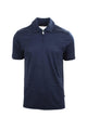 Polo mezza manicain cotone e lino con zip