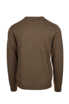 Maglia girocollo in lana e cotone 