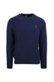 Felpa girocollo in cotone con logo