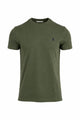 Men's pique cotton T-shirt with logo