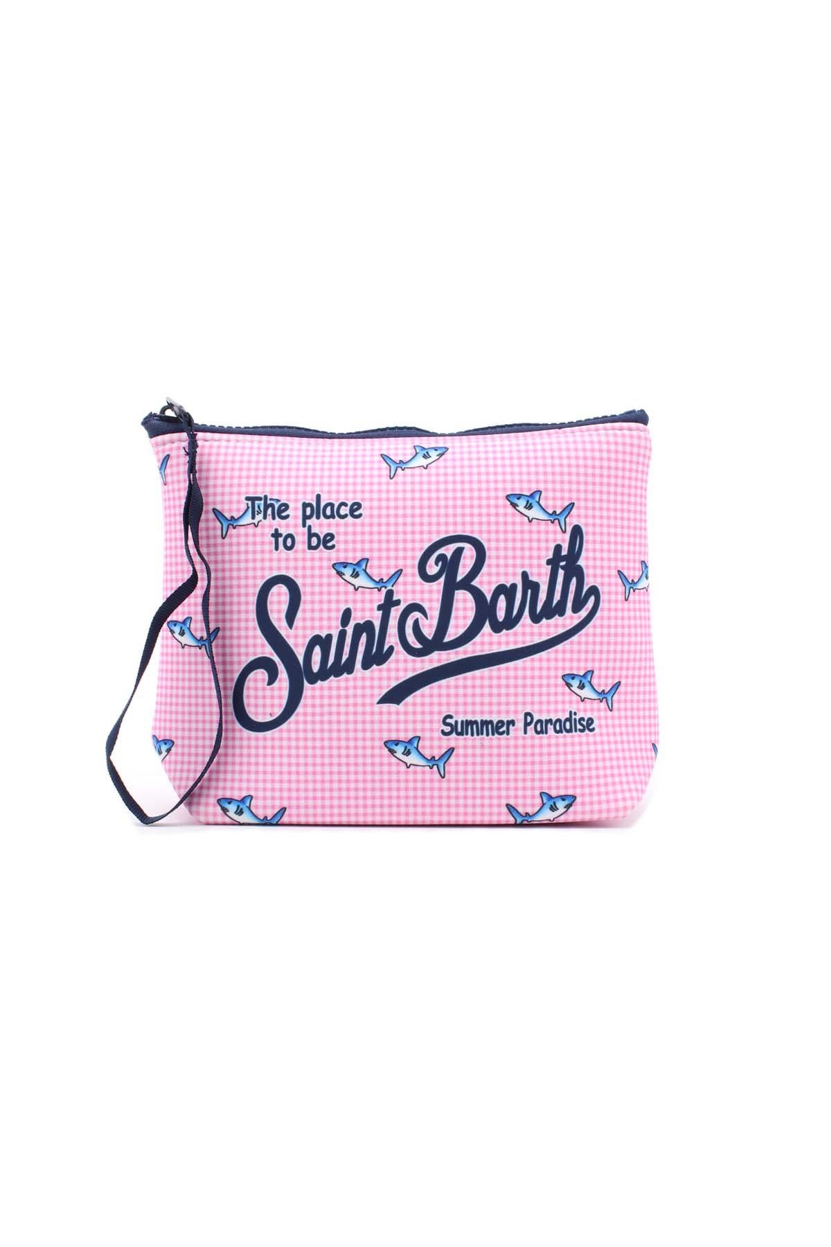 Pochette Aline neoprene Squali vichy 