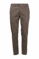 Pantalone chino in raso di cotone stretch