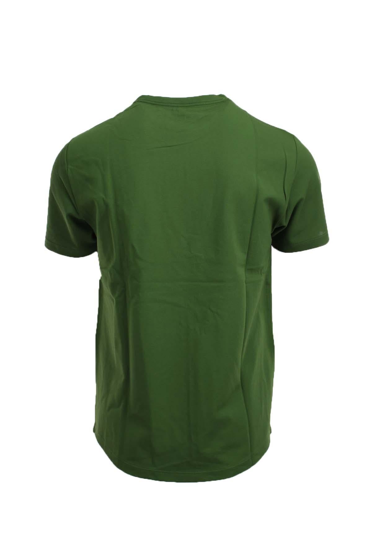 T-Shirt in cotone piquet dettagli fluo 