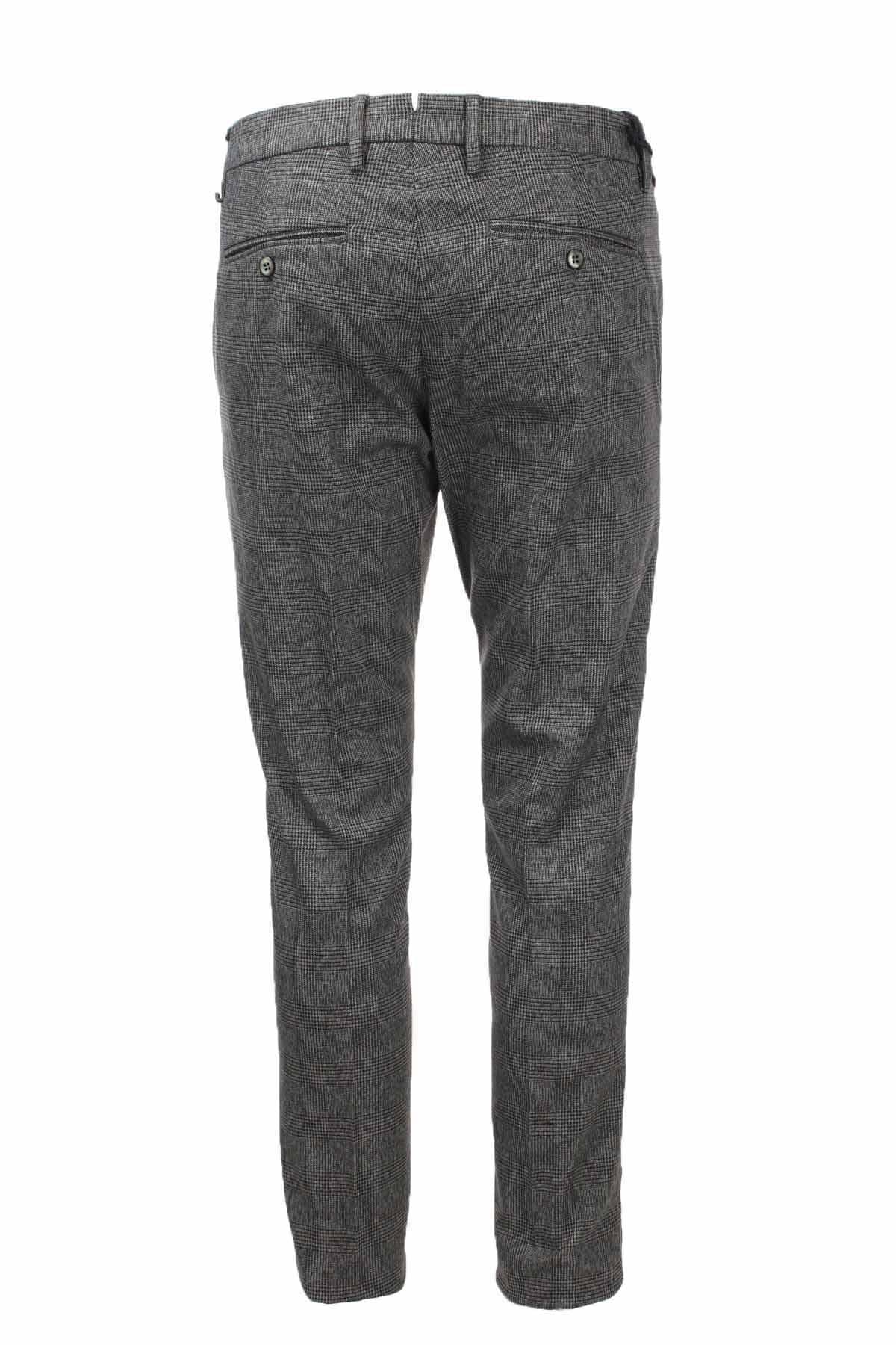 Pantalone classico quadri 