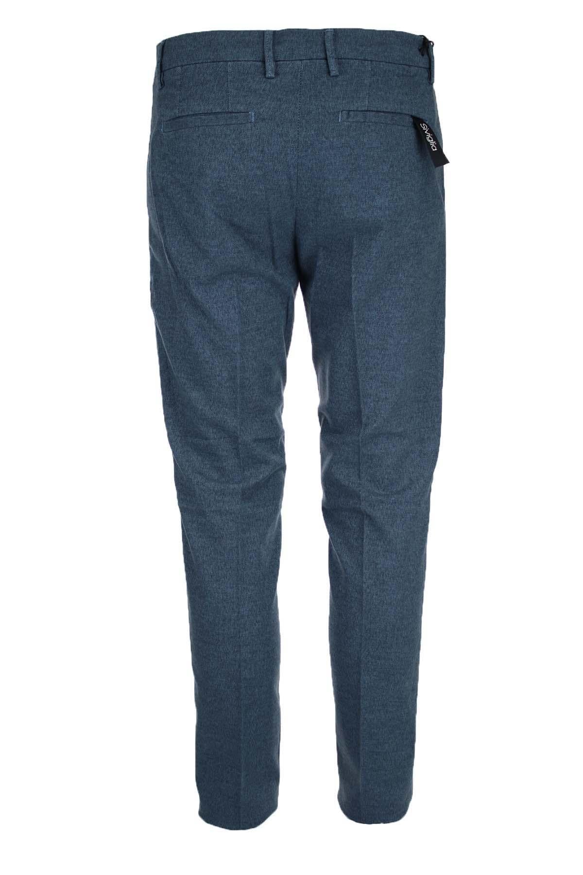 Pantalone in misto cotone stretch 