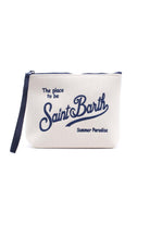 Pochette Aline Canvas Unito Logo Lettering 