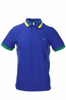 Polo mezza manica piquet bordi colorati 