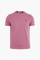 T-shirt uomo in cotone piquet con logo 