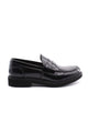 Rubber-soled college moccasins
