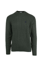 Pullover girocollo trecce 