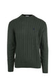 Pullover girocollo trecce