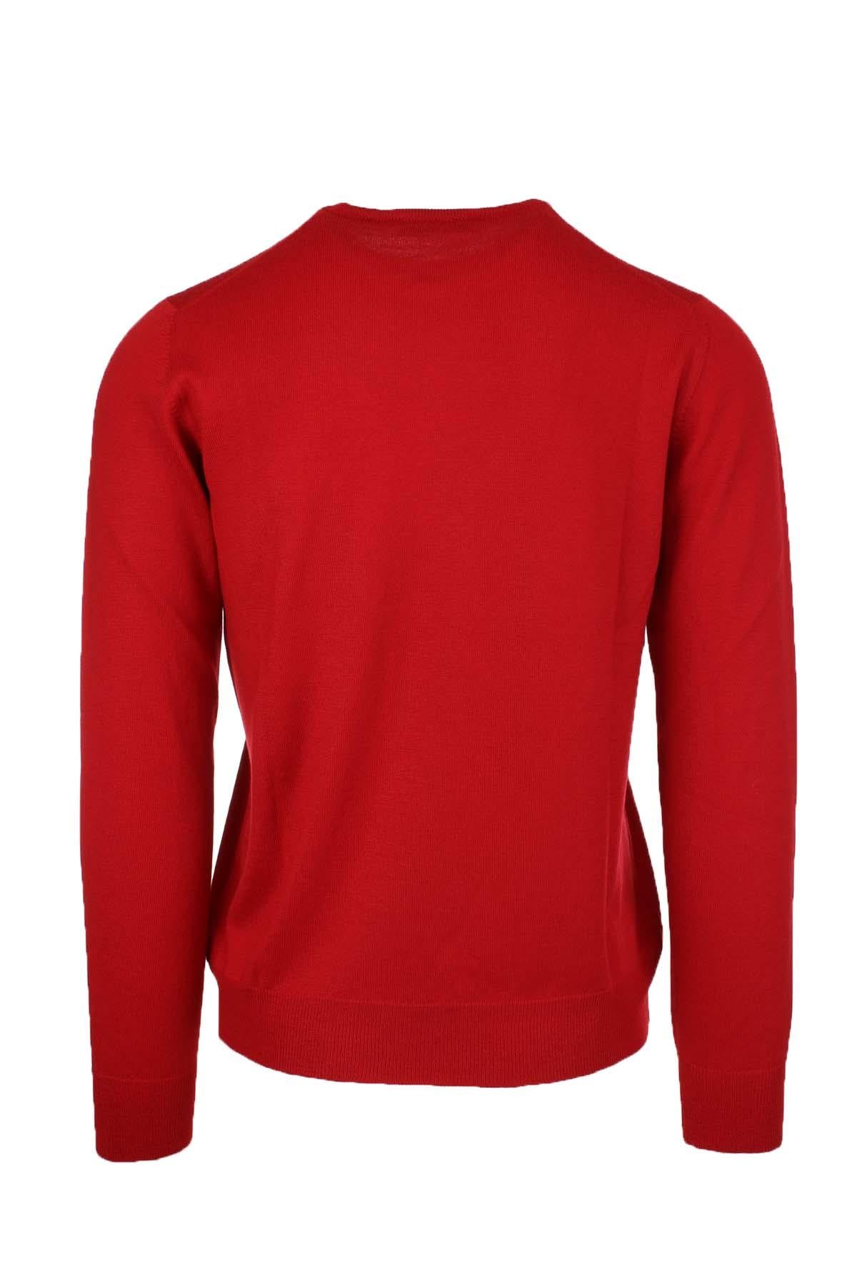 Maglia girocollo in lana merinos 