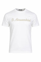 T-Shirt Uomo Logo Lettering Cotone Regular 