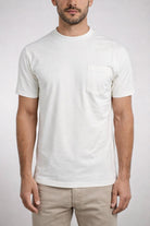 T-Shirt Uomo Piquet Cotone Stretch Taschino 