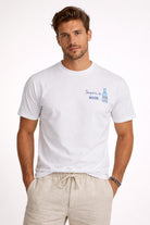 T-Shirt Uomo Cotone Stampa Sapore di Mare 