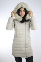 Piumino lungo con pelliccia Seriola04Fur 