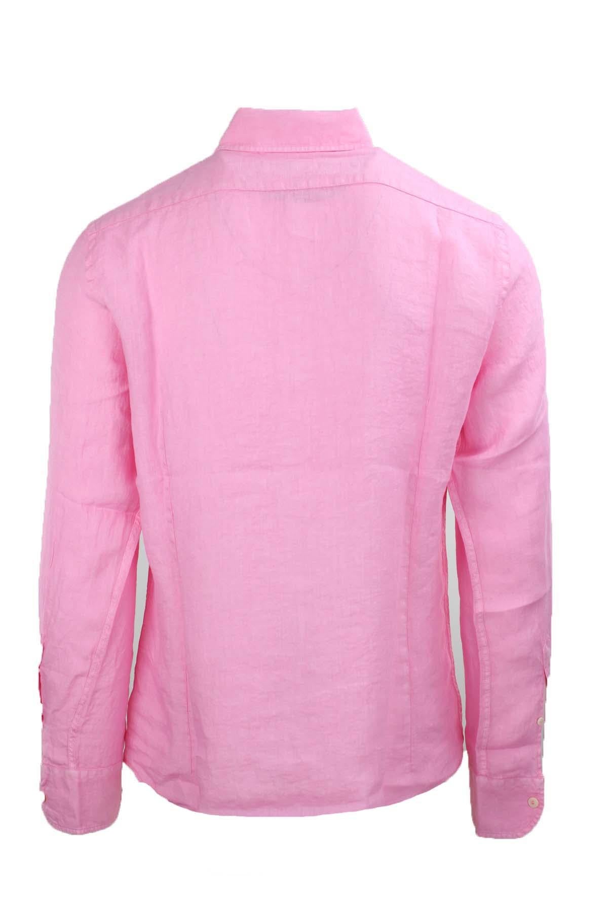 Camicia in lino manica lunga Pamplona Saint Barth MC2 