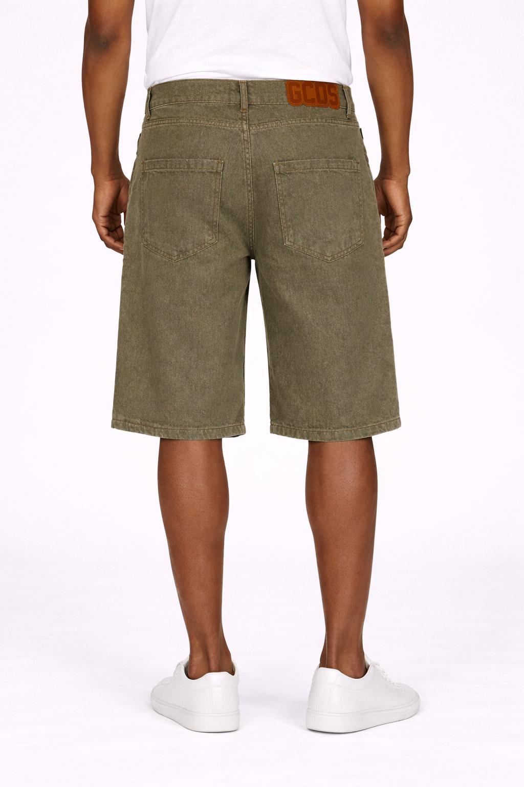 Bermuda Uomo Denim con Logo lounge frange 