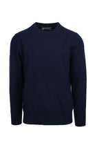 Maglia in lana con logo ricamato. 