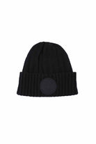 Cappellino maglia a coste larghe con logo 