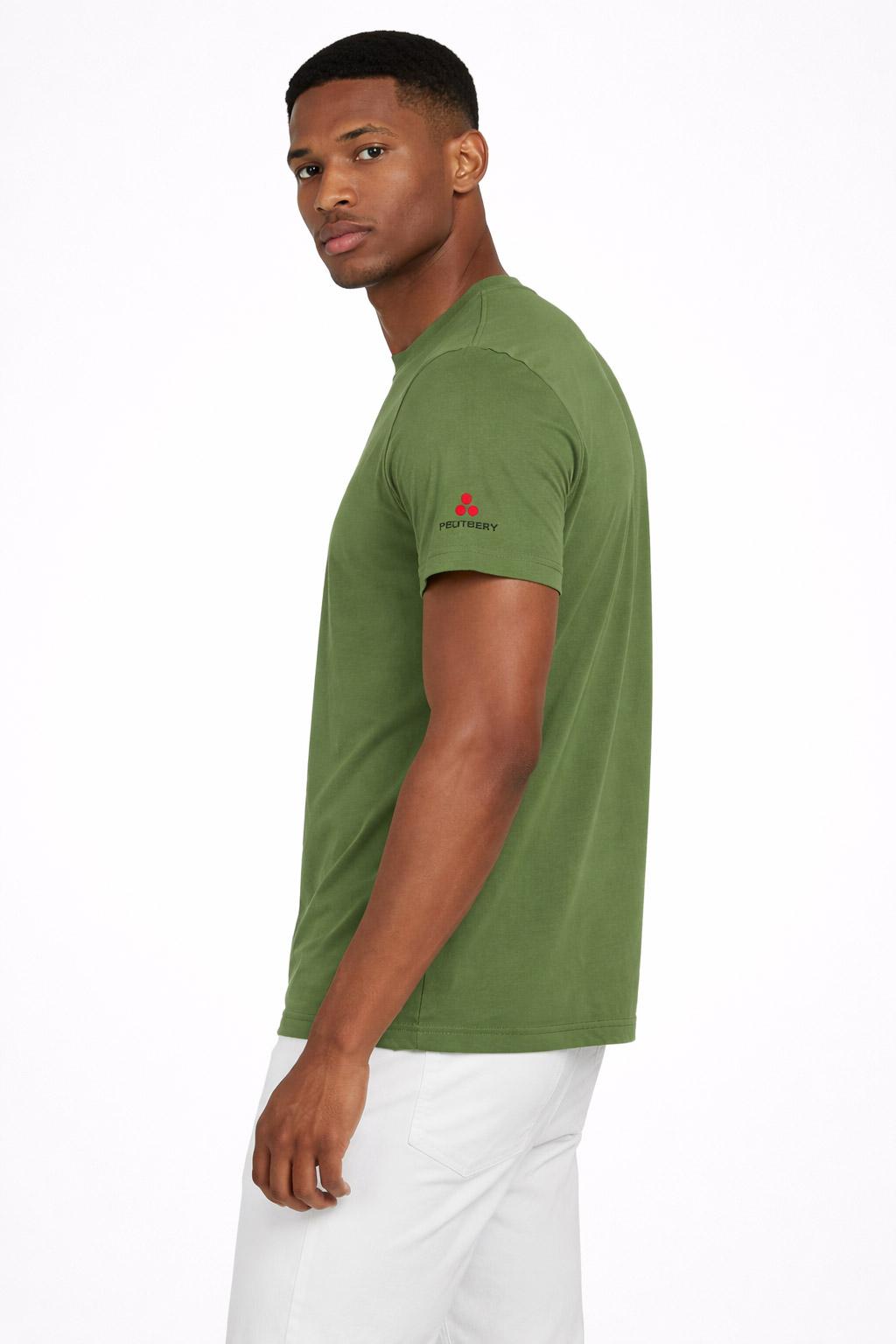 T-Shirt Uomo Zole in Piquet Cotone Seta 