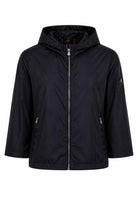Giacca Donna Corta manica 3/4 con Cappuccio in Nylon 
