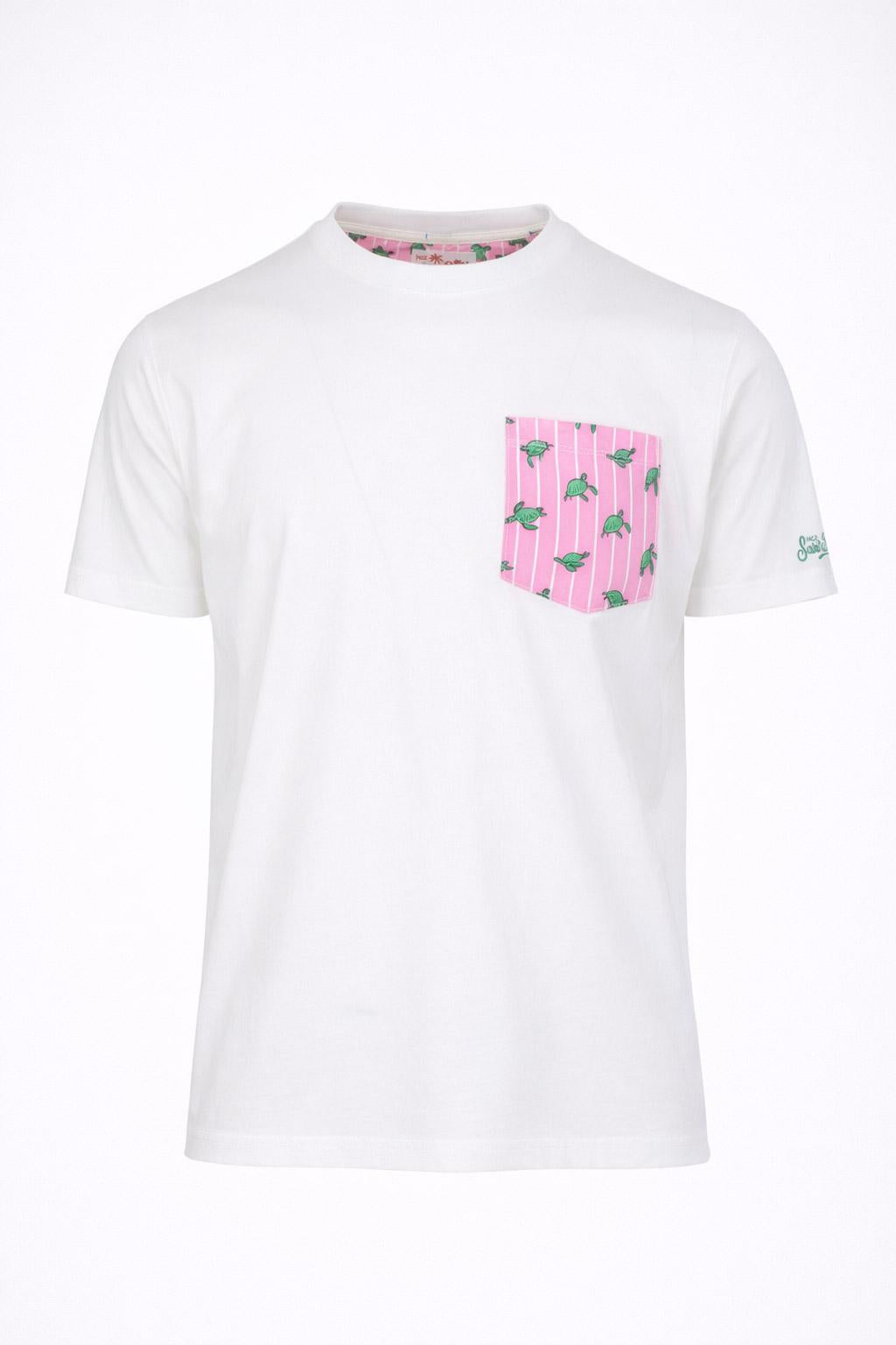 T-Shirt Uomo Taschino Tartarughe 