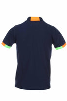 Polo mezza manica piquet bordi fluo 