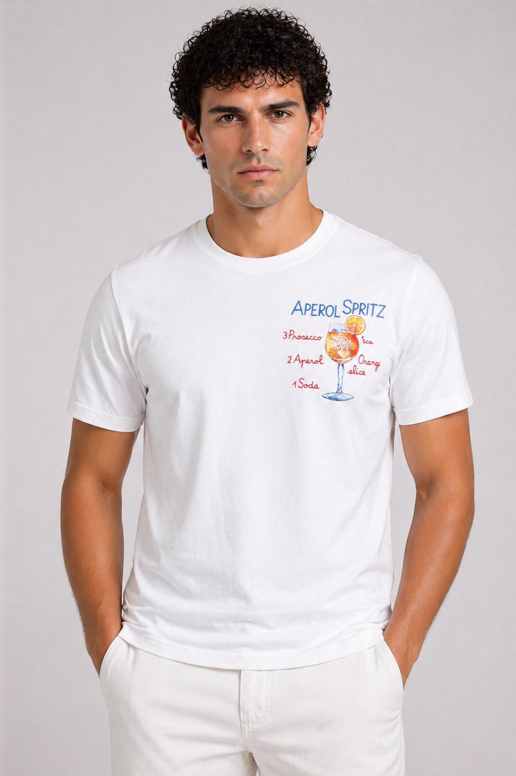Tshirt Uomo in Cotone Aperol Spritz Limited Edition 