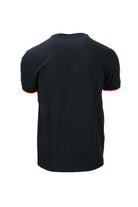 T-Shirt con taschino in cotone piquet dettagli fluo 