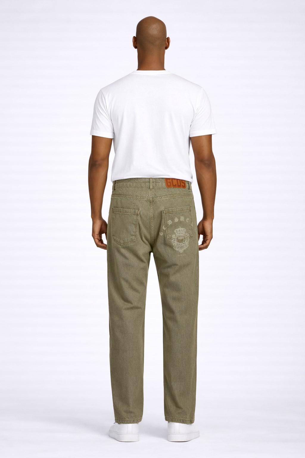 Jeans 5 tasche con stemma Carrot 