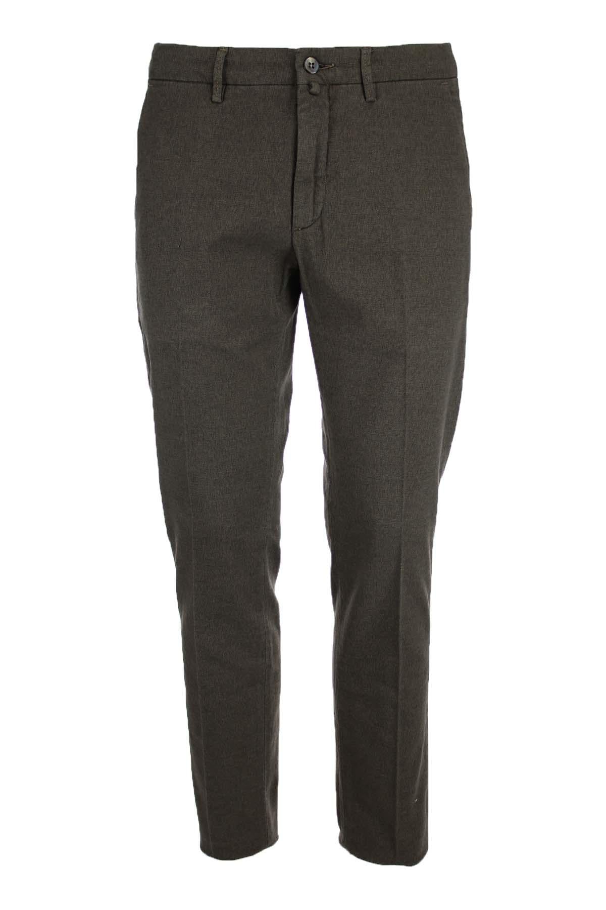 Pantalone in misto cotone stretch 